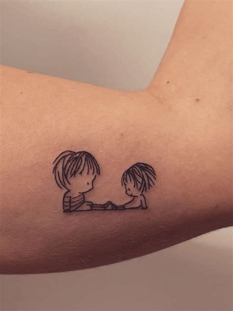 idee tatouage frere|Le tatouage frère et sœur